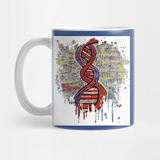 DNA Color Burst Mug